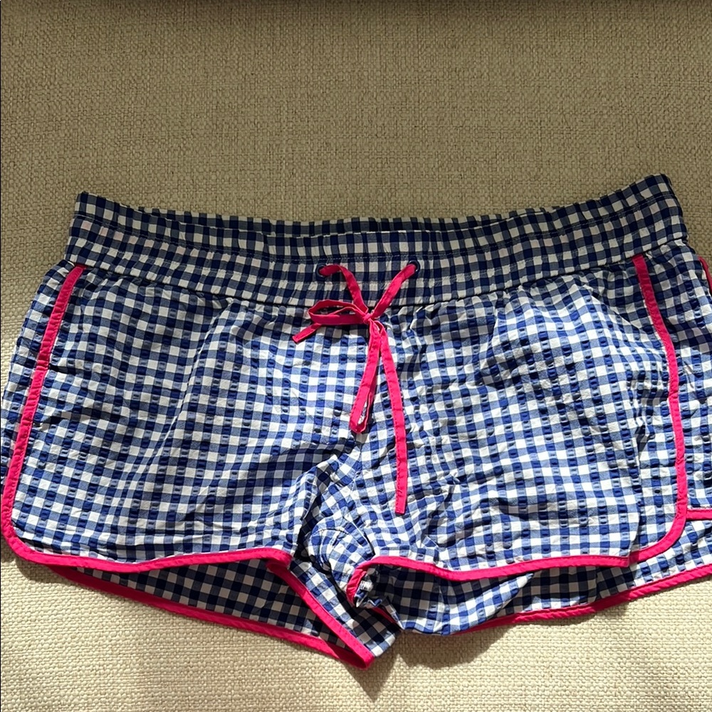 Vineyard Vines Blue and Pink Athletic Shorts